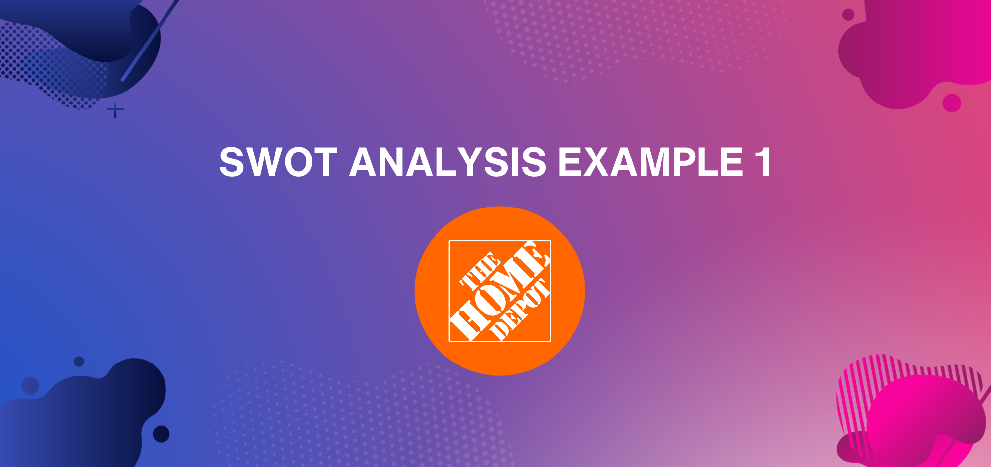 swot analysis example the home depot