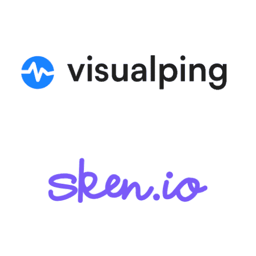 visualping sken.io logos